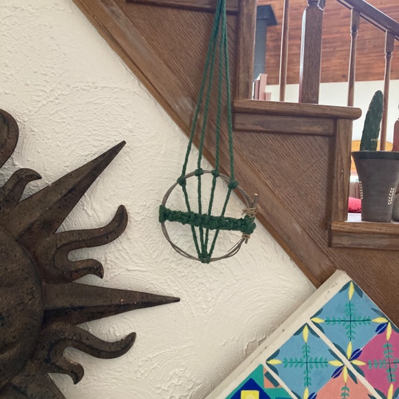 FourWinds Olive branch macrame weaving wall hanging handmade - Picture 6 of 6